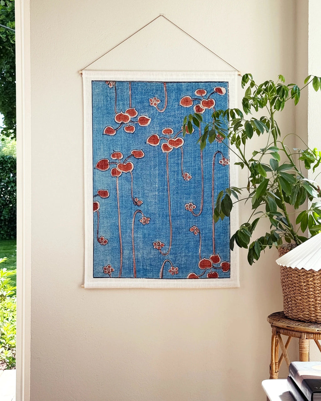 Blue Pond - Veggteppe 45x65 cm