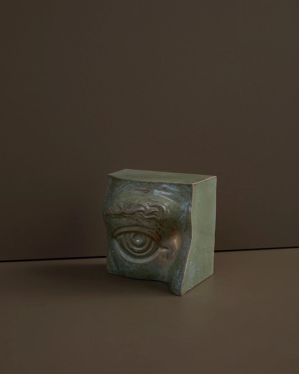 Bokstøtte Øye Høyre - Copper Green