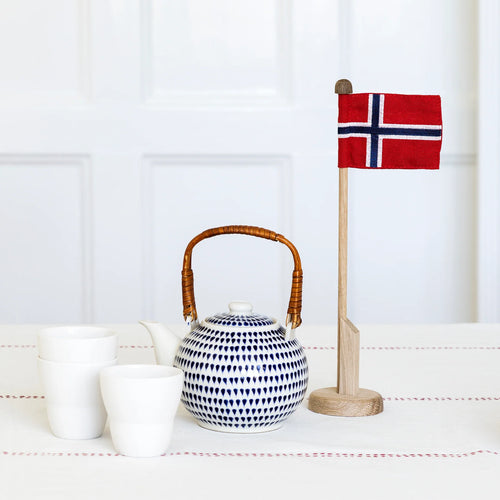 Bordflaggstang - Norsk Flagg