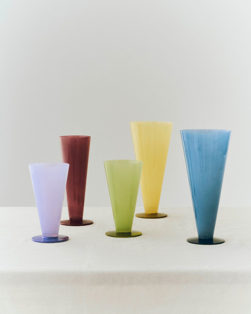 Conical Vase Large - Petrol Blue / Dark Blue