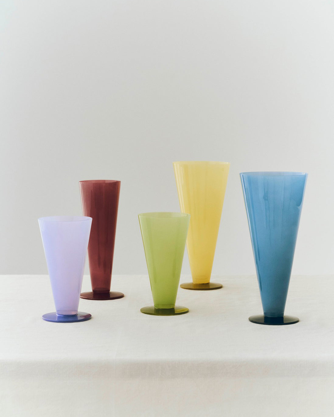 Conical Vase Large - Petrol Blue / Dark Blue