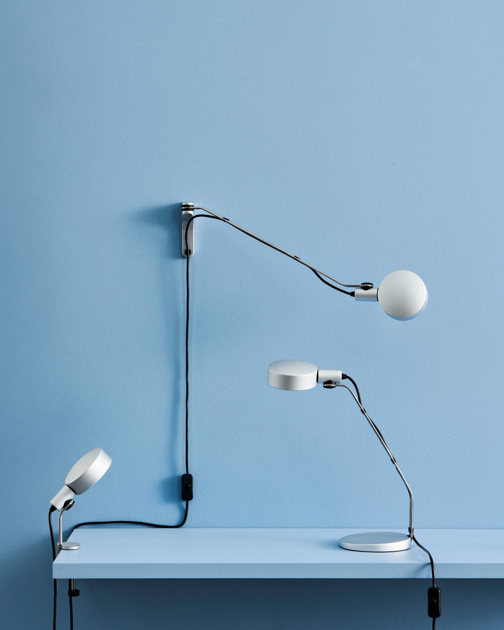 Cupola Vegglampe - Clear Anodised