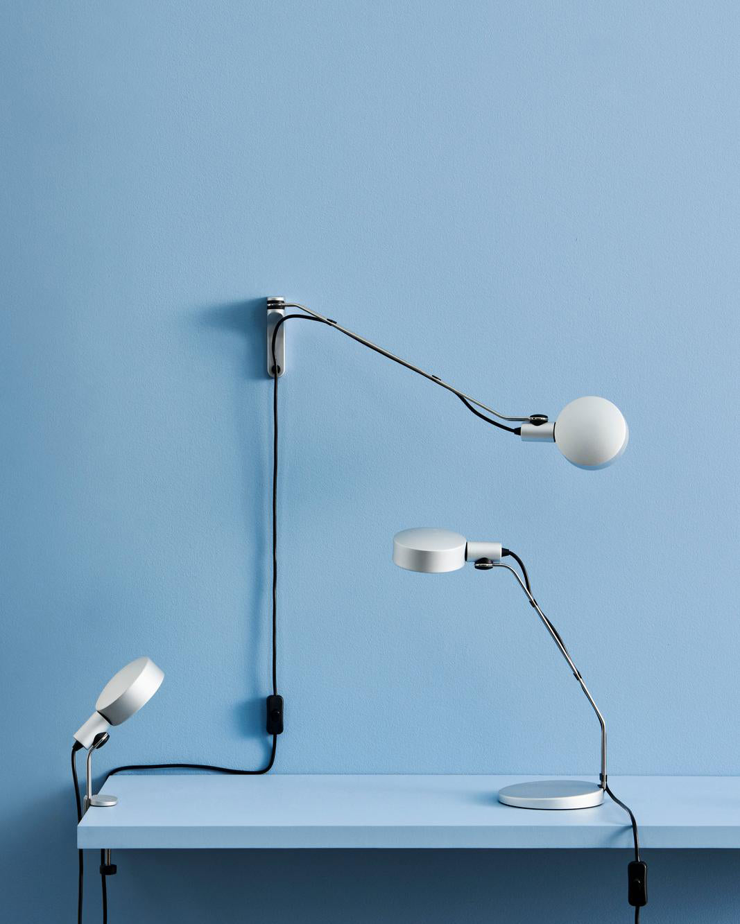Cupola Vegglampe - Clear Anodised