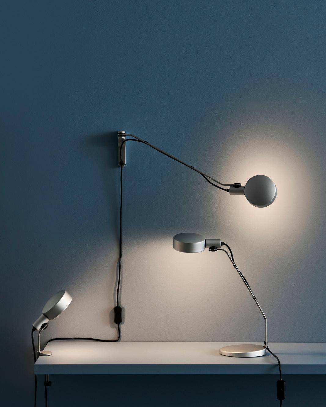 Cupola Vegglampe - Clear Anodised