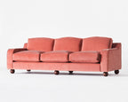 Lola Sofa Velvet Vintage Pink