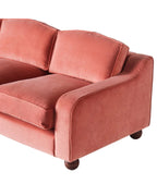 Lola Sofa Velvet Vintage Pink