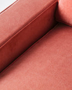 Lola Sofa Velvet Vintage Pink