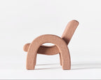 Arco Lounge Chair Small Boucle Pink