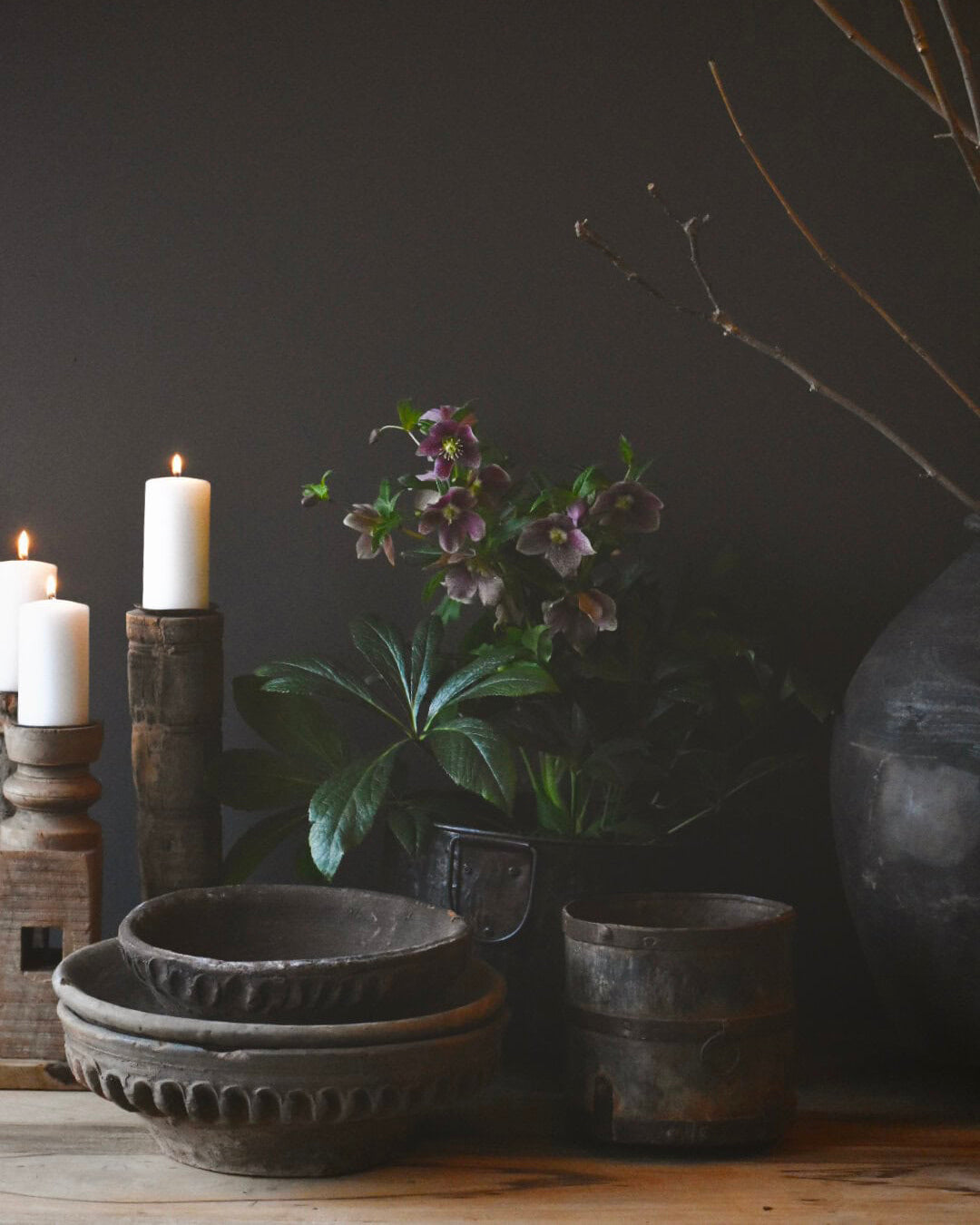 Fat Terracotta 28-35 cm - Vintage