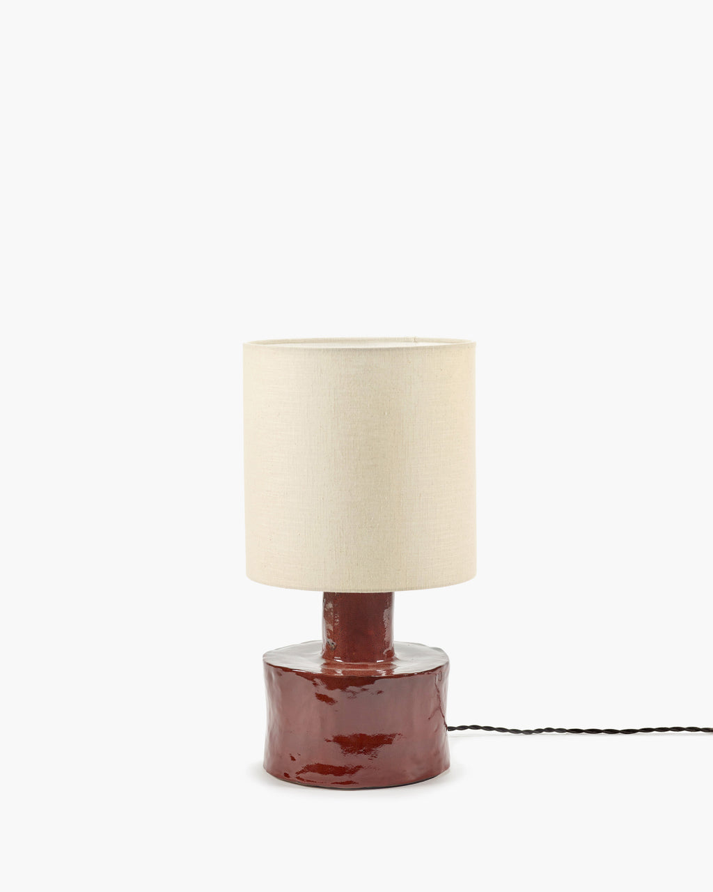 Catherine Bordlampe Rød/Beige