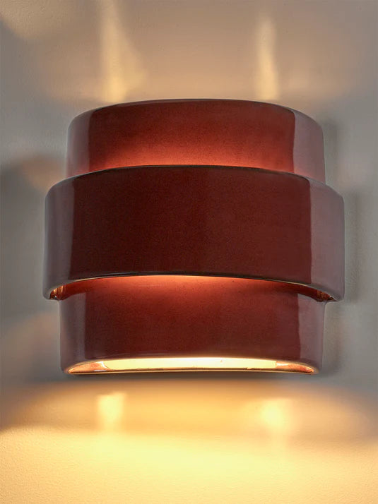 James Vegglampe - Rød