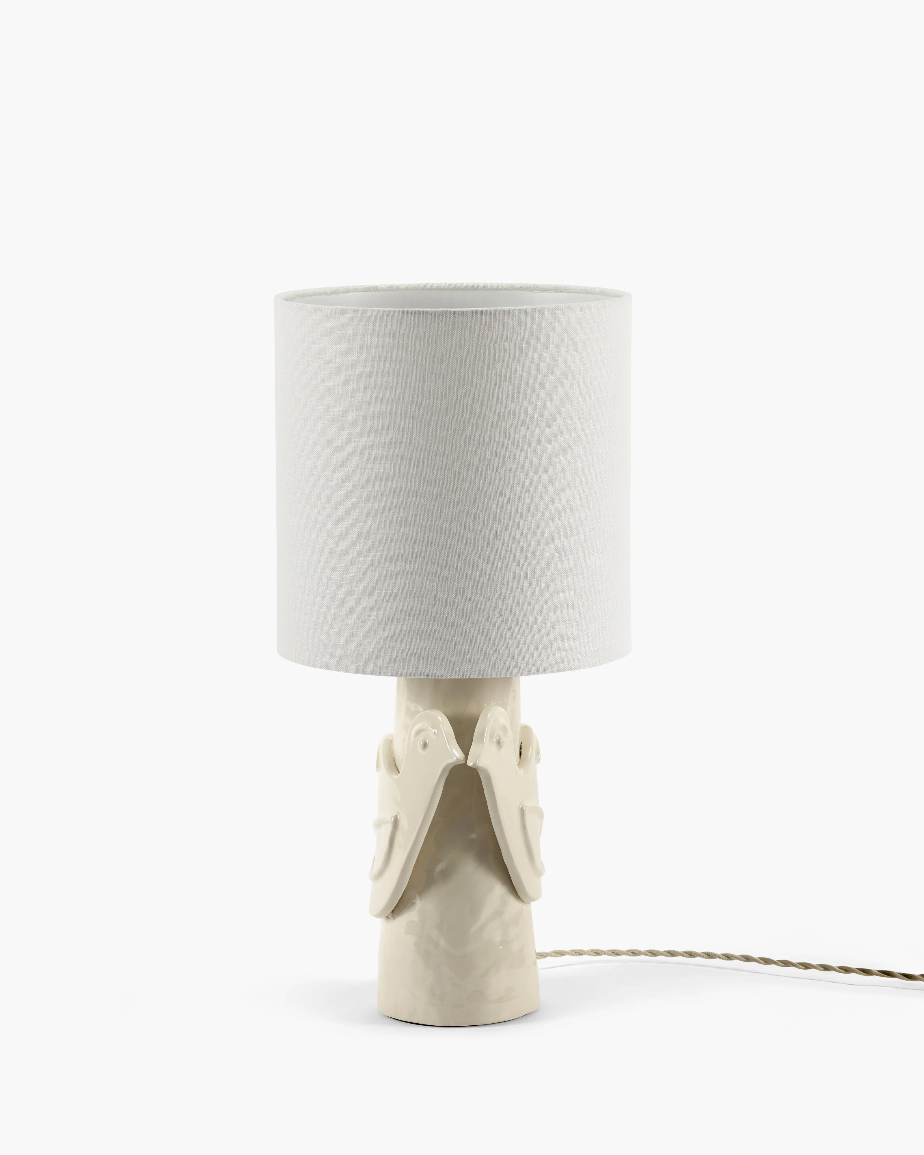 Paloma Bordlampe Hvit/Beige