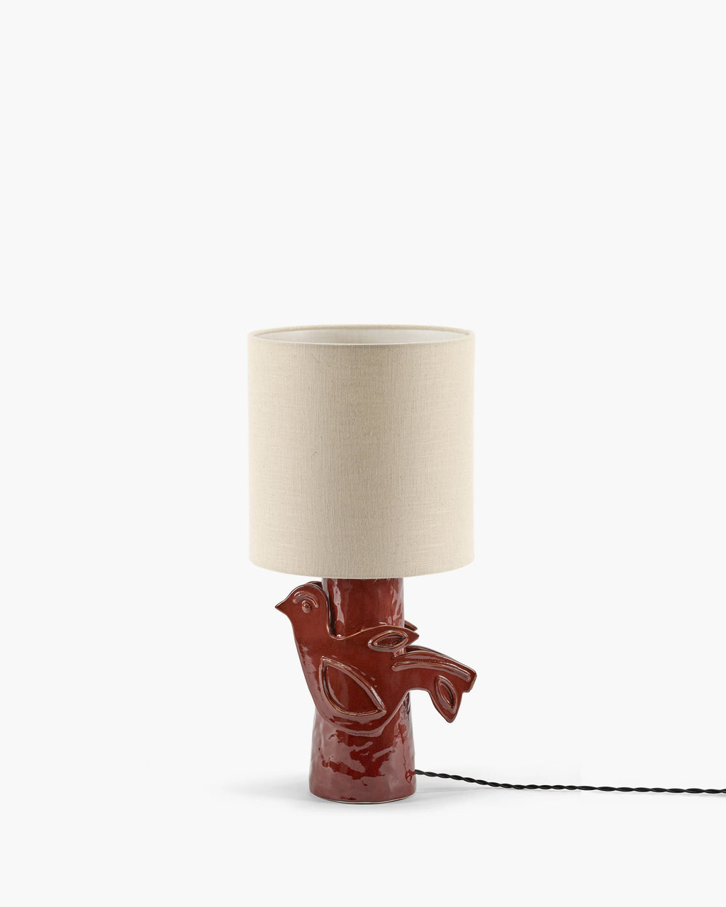 Paloma Bordlampe Rød/Beige