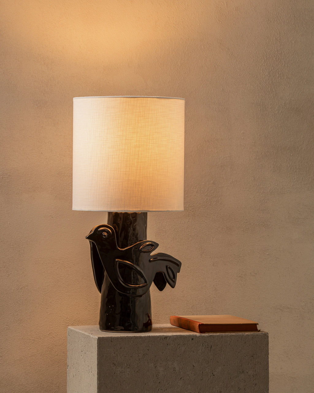 Paloma Bordlampe Sort/Beige