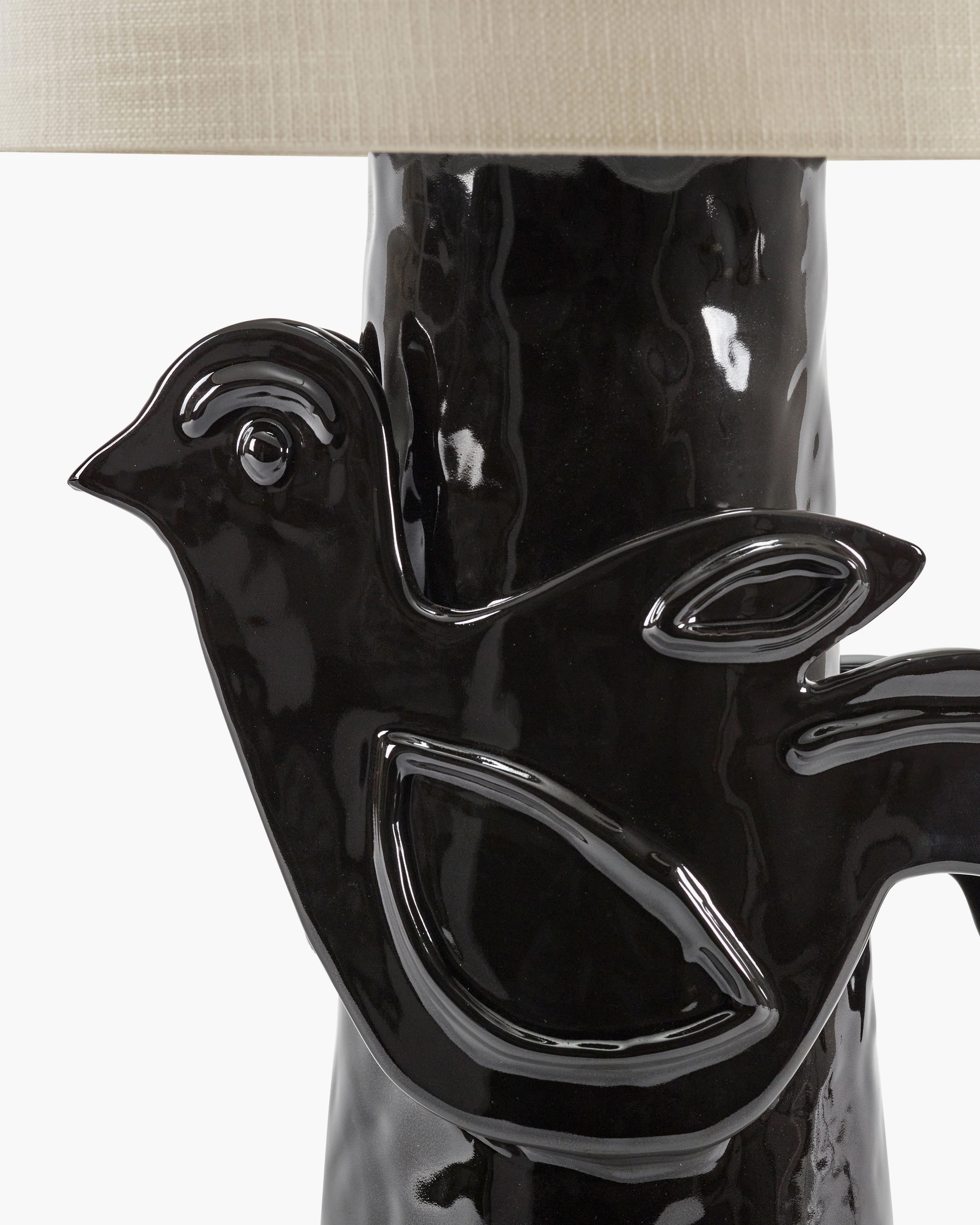 Paloma Bordlampe Sort/Beige
