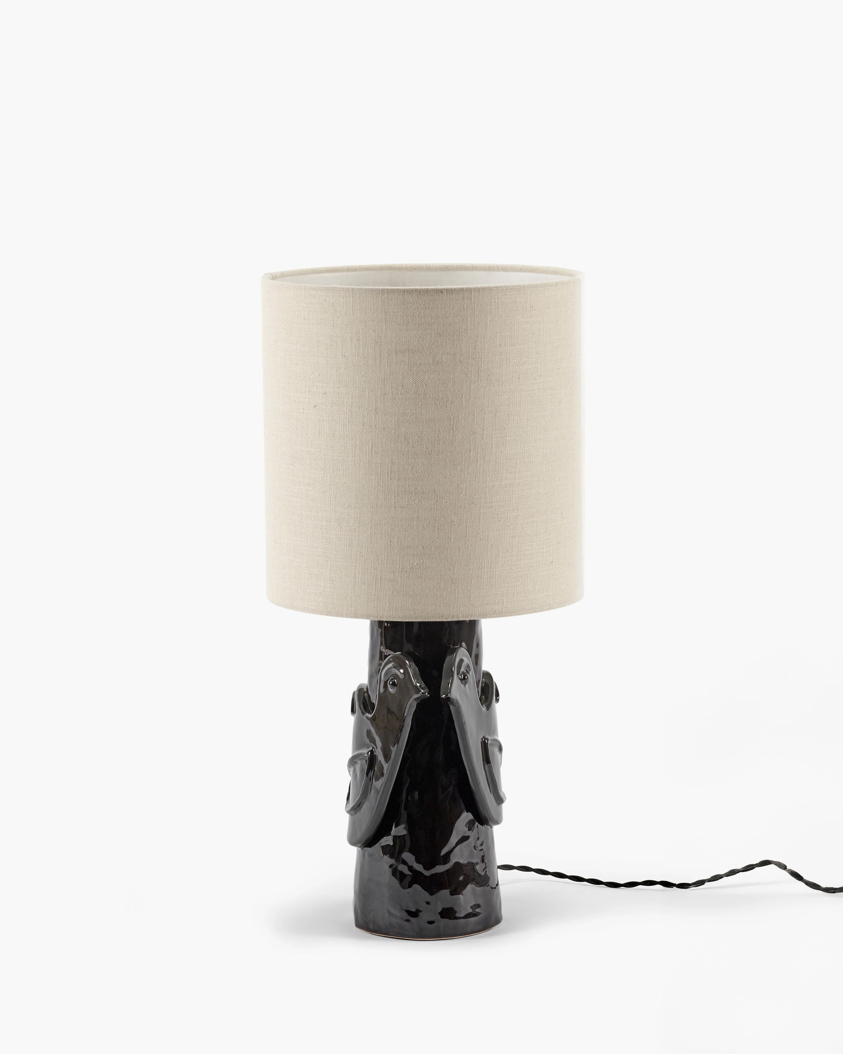 Paloma Bordlampe Sort/Beige