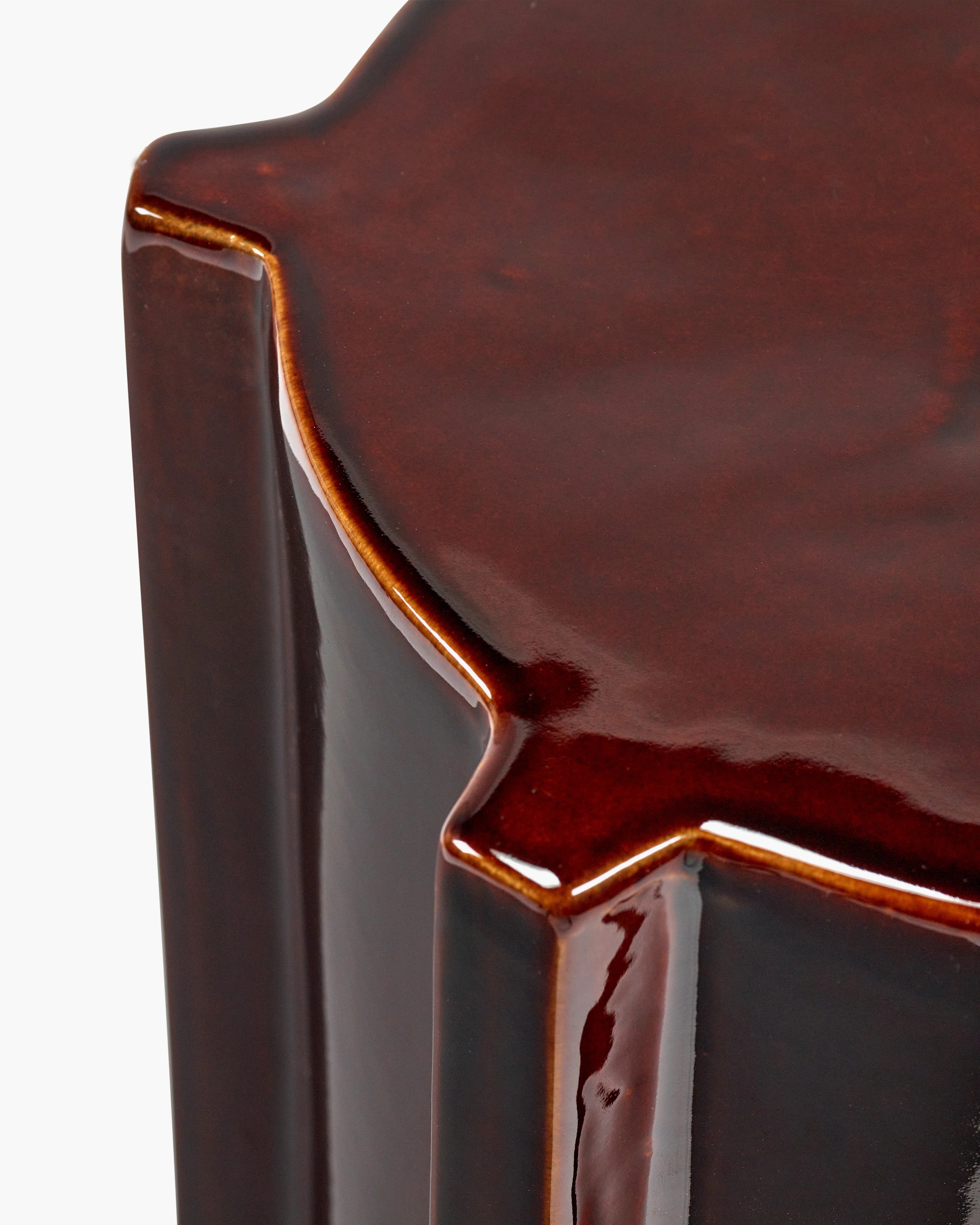 Geometrical Pawn 02 Sidebord - Dark Brown