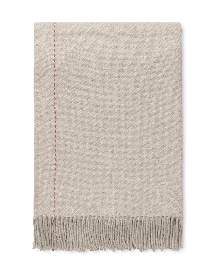 Ecru Highland Pledd - Beige