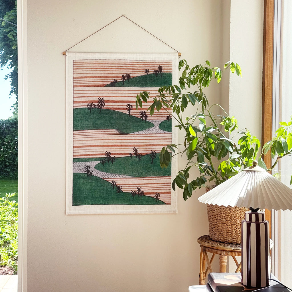 Green Hills - Veggteppe 45x65 cm