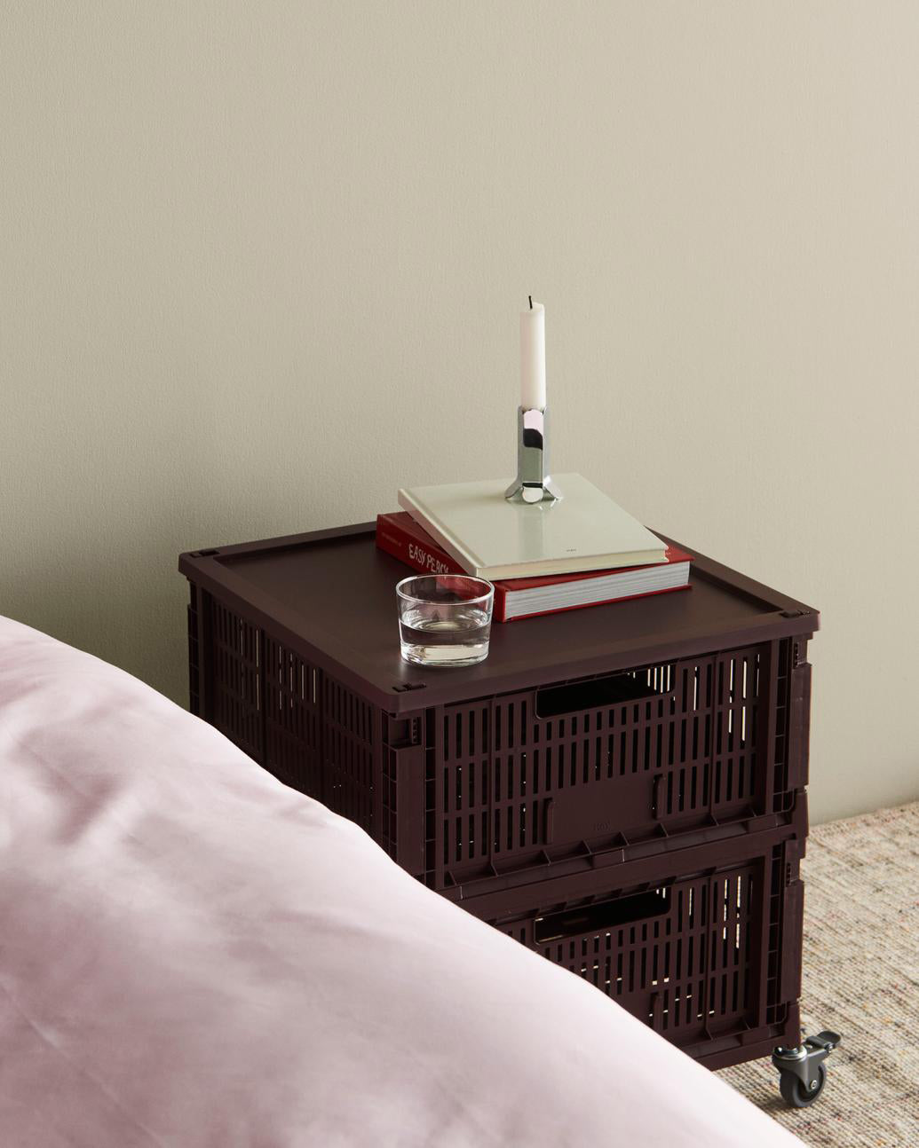 Colour Crate Oppbevaringsboks L - Bordeaux