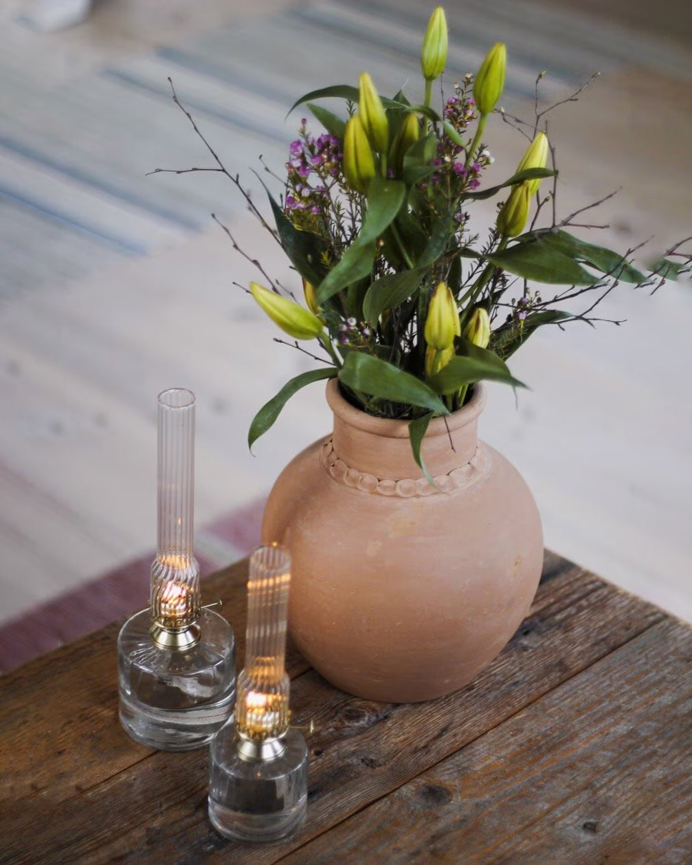 Oljelampe Elvira Klar Liten