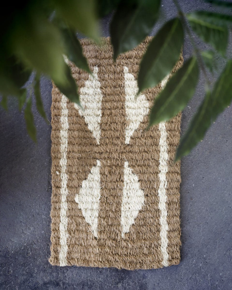 Dørmatte Flettet Mønster 40×70 cm