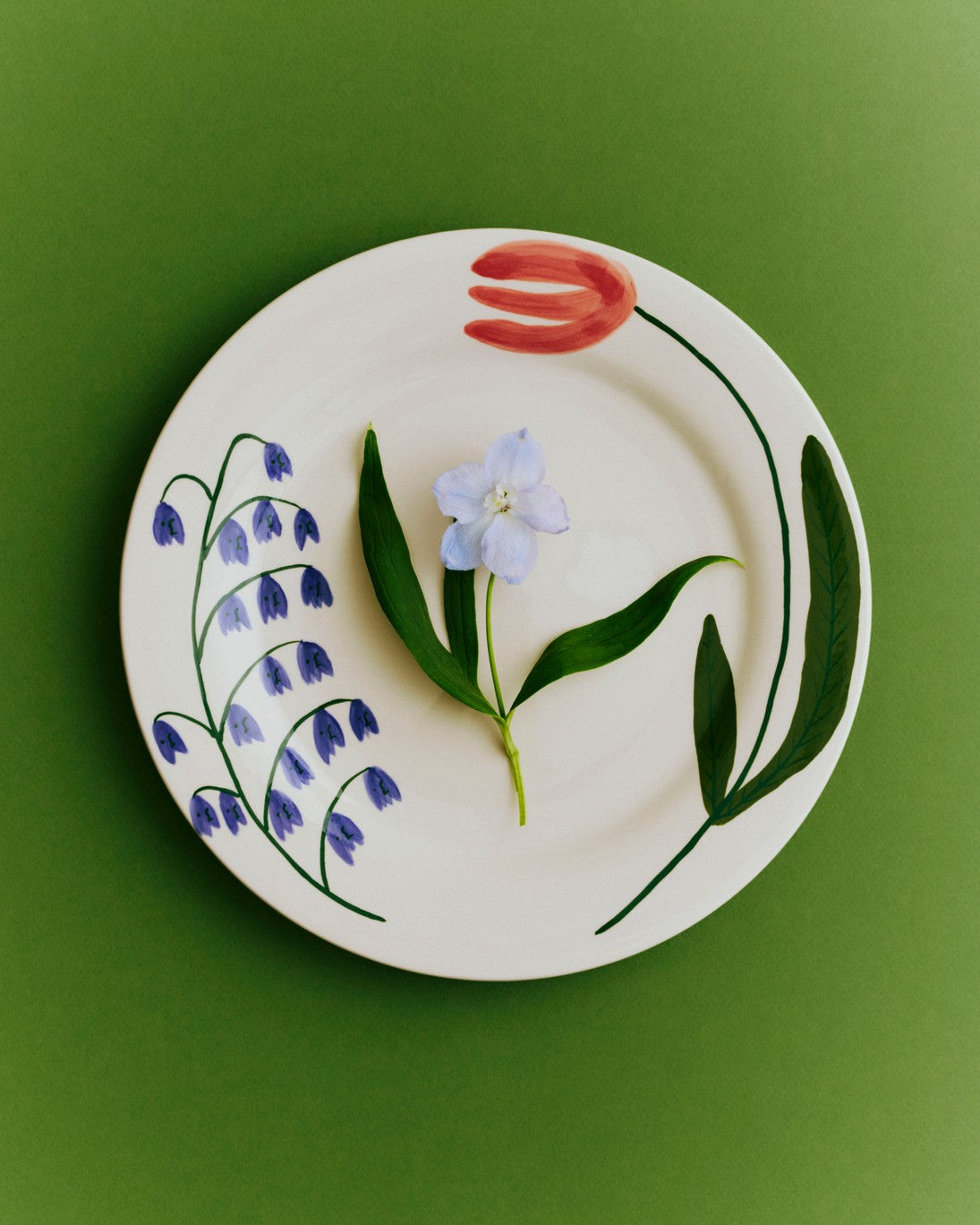 La Pittura Tallerken 28,5cm - Wild Flower Klokkeblomst