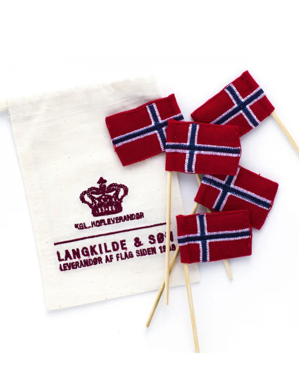 Lagkakeflagg Norske Flagg