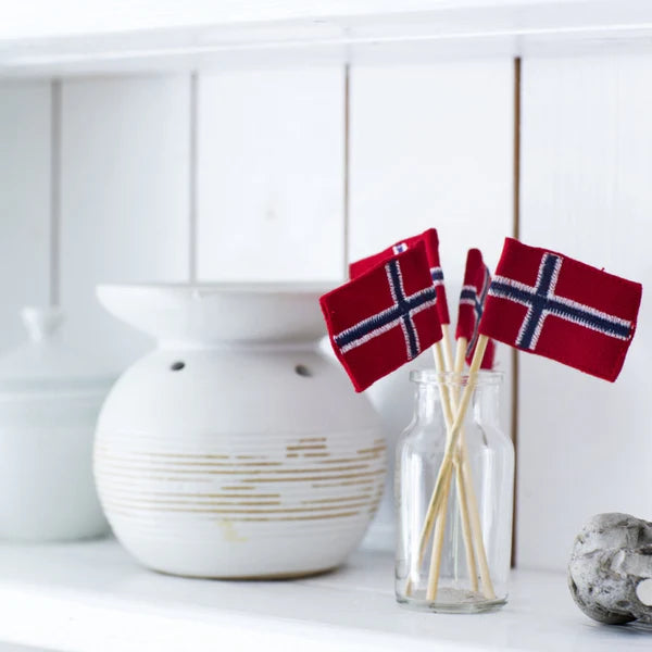 Lagkakeflagg Norske Flagg
