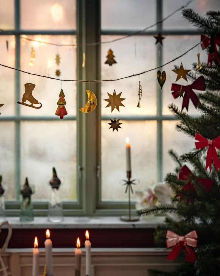 Girlander Messing Lang