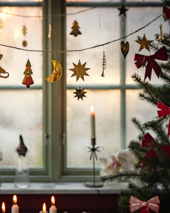 Girlander Messing Kort