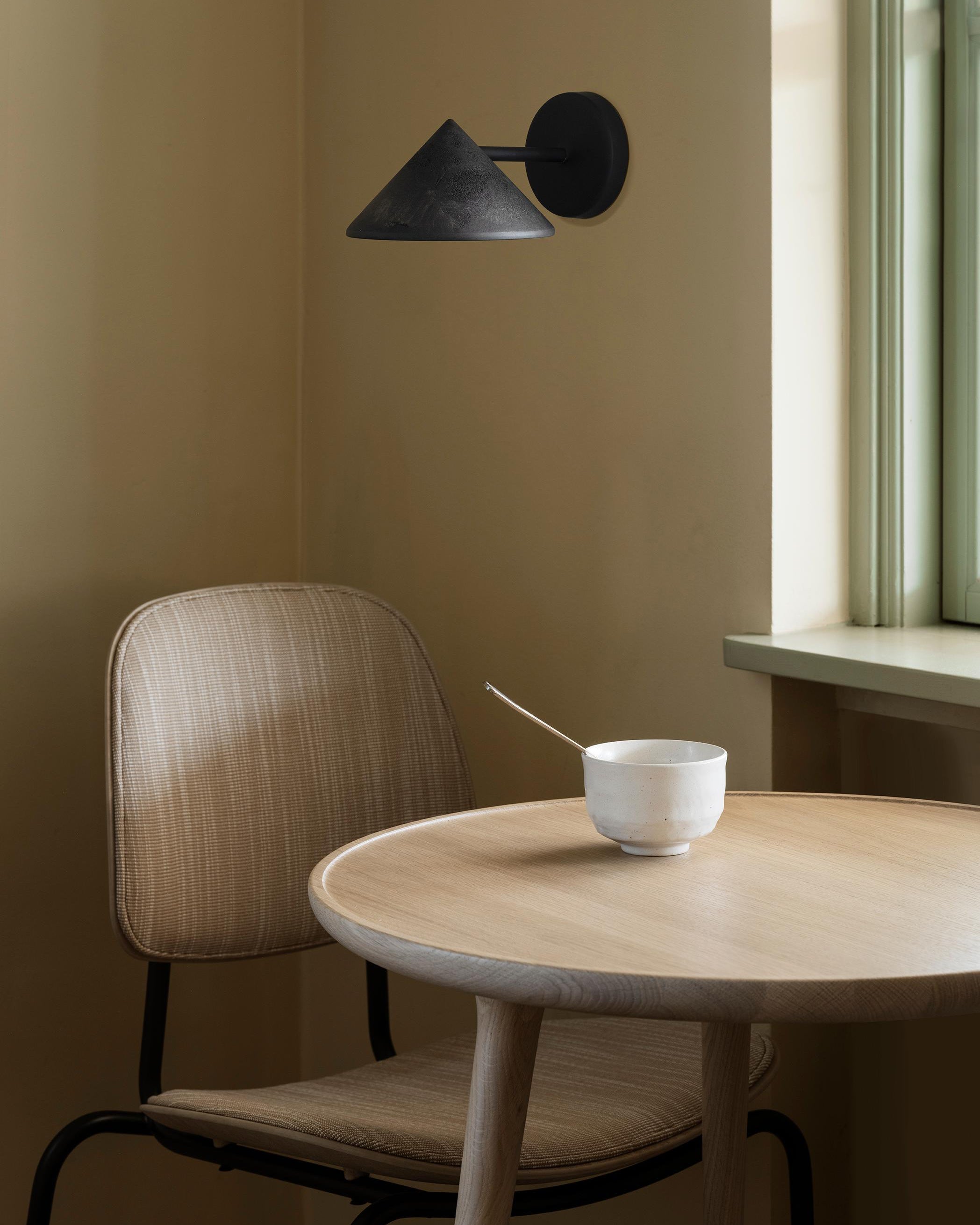 Terra Vegglampe - Coffee Waste Black