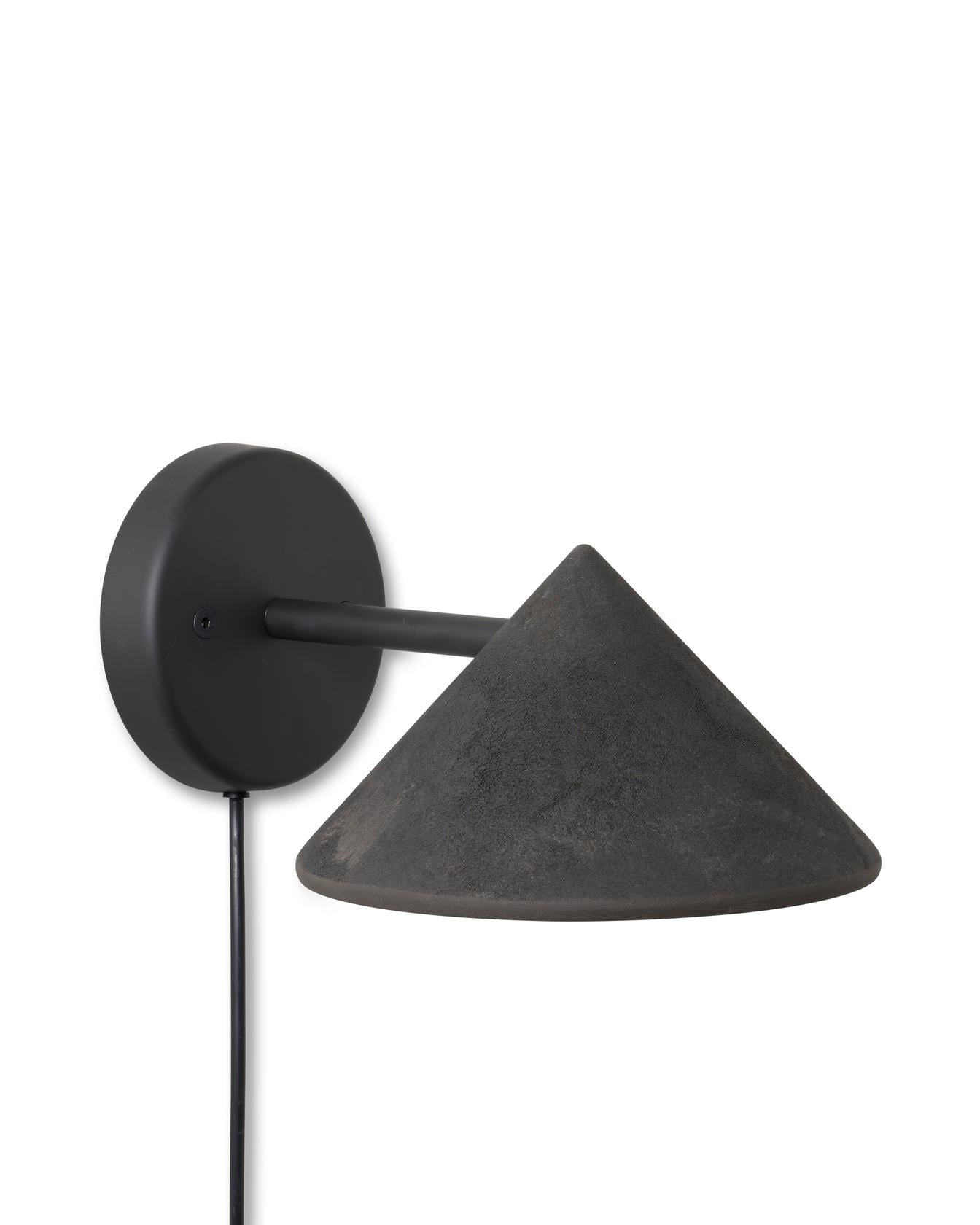 Terra Vegglampe - Coffee Waste Black