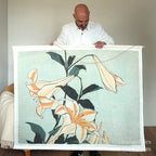 Orange Lilies - Veggteppe 140x110 cm