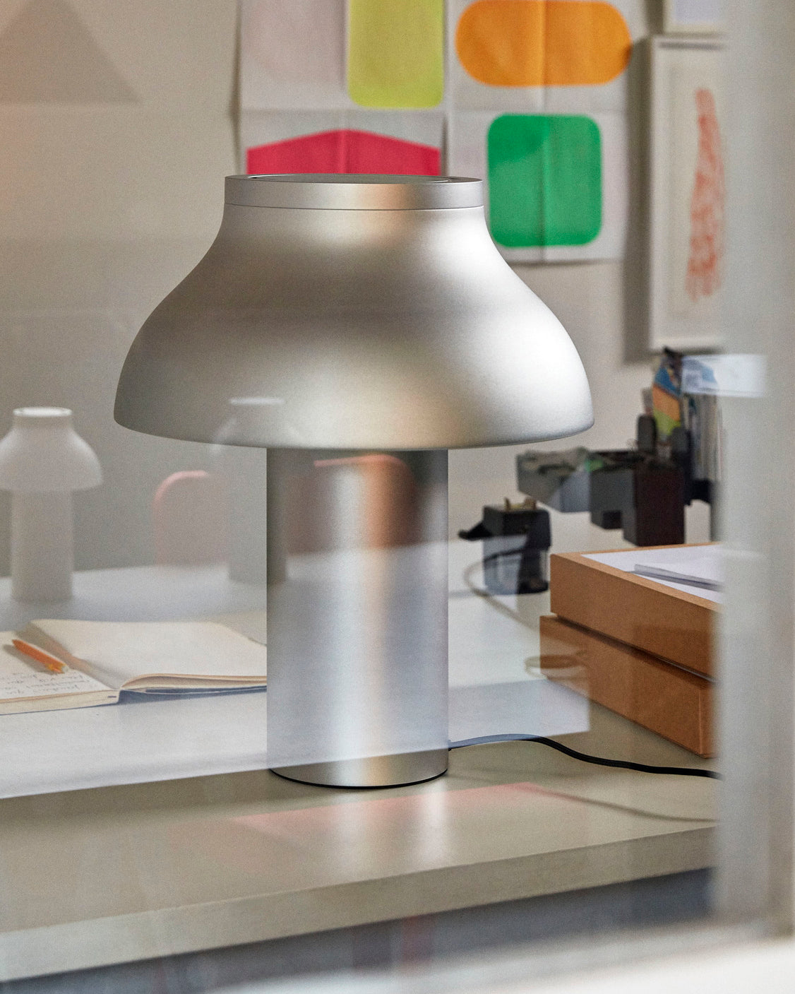 PC Bordlampe Large - Aluminium