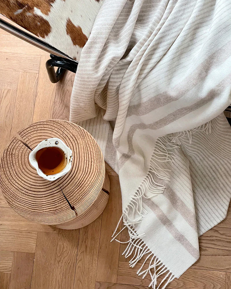 River Pledd - Ivory/Beige