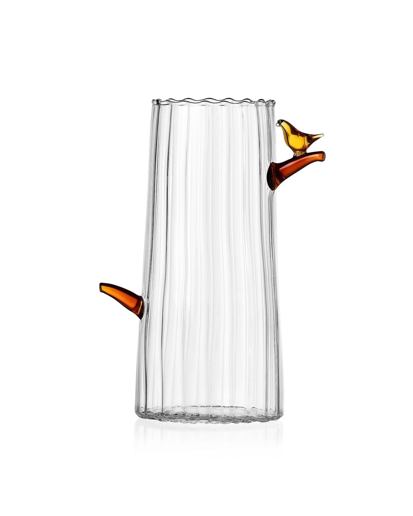 Birds- Vase Amber Bird