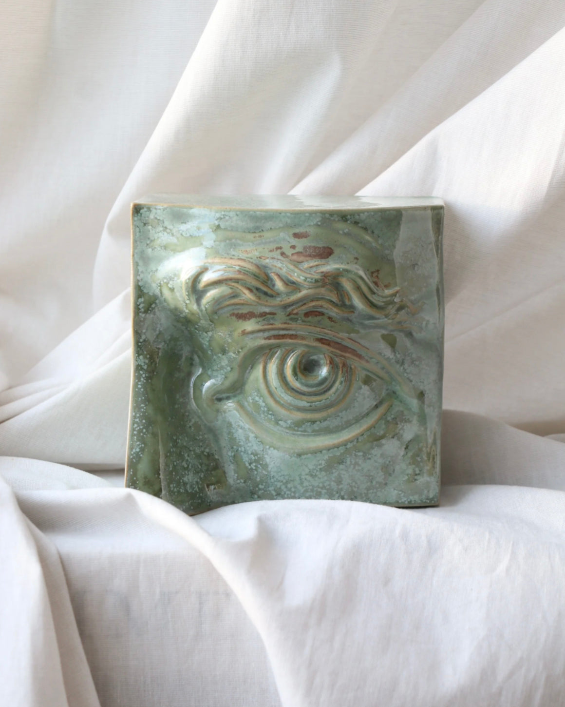 Bokstøtte Høyre Øye Grønn