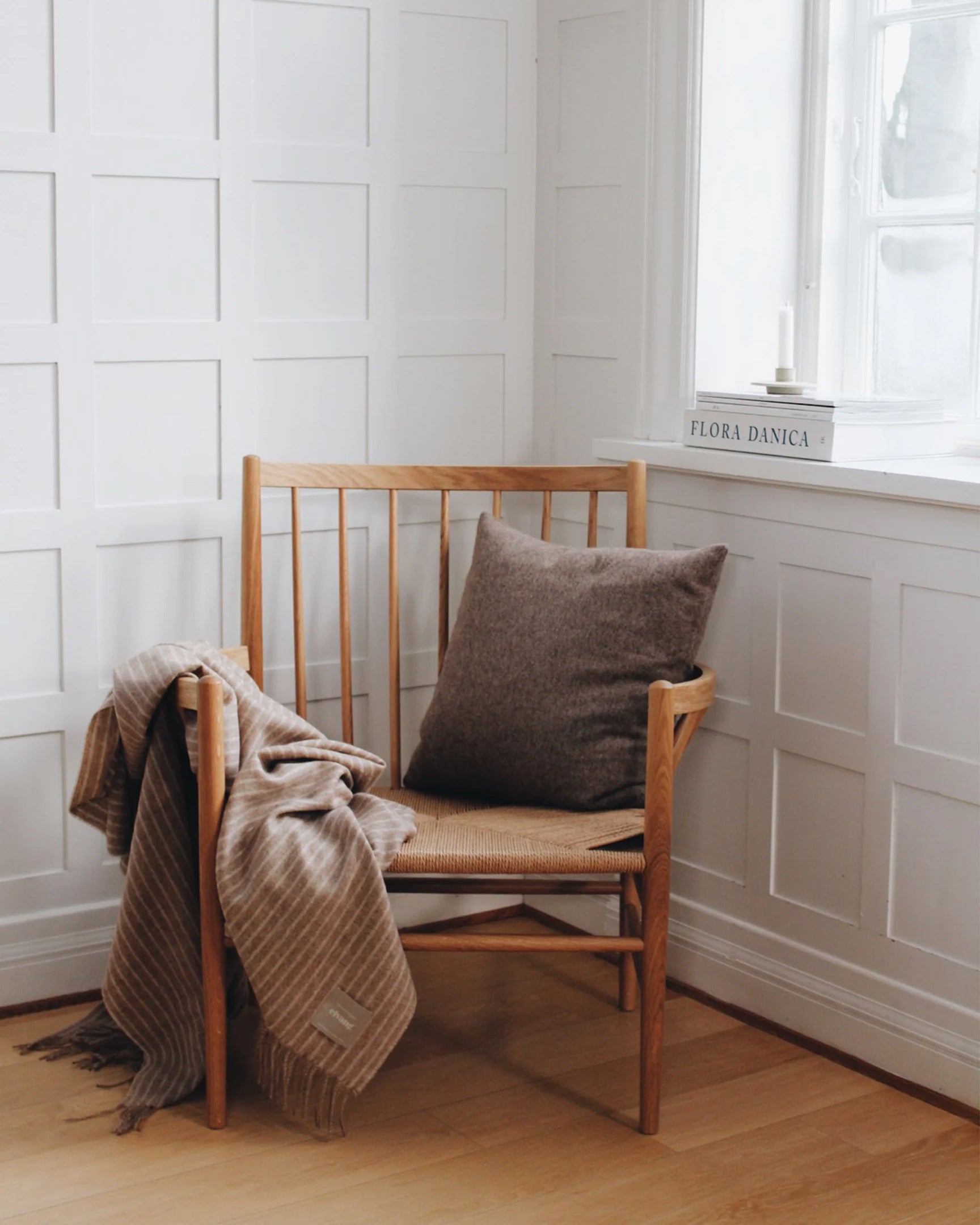 Stripes Pledd - Camel