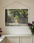 Sunlit Courtyard - Veggteppe 90x70 cm