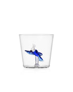 Talking Trees Glass - Blue Tropical Bird