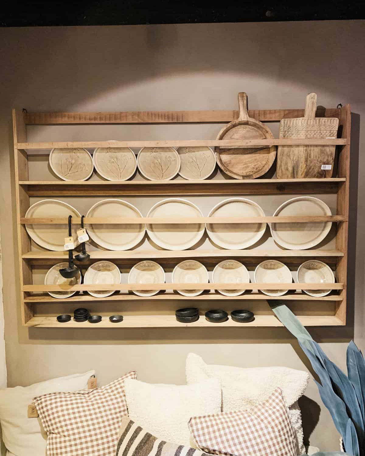 Vintage Tallerkenhylle 150x100