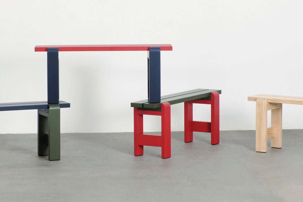 Weekday Bench Duo 111 - Steel Blue / Olive