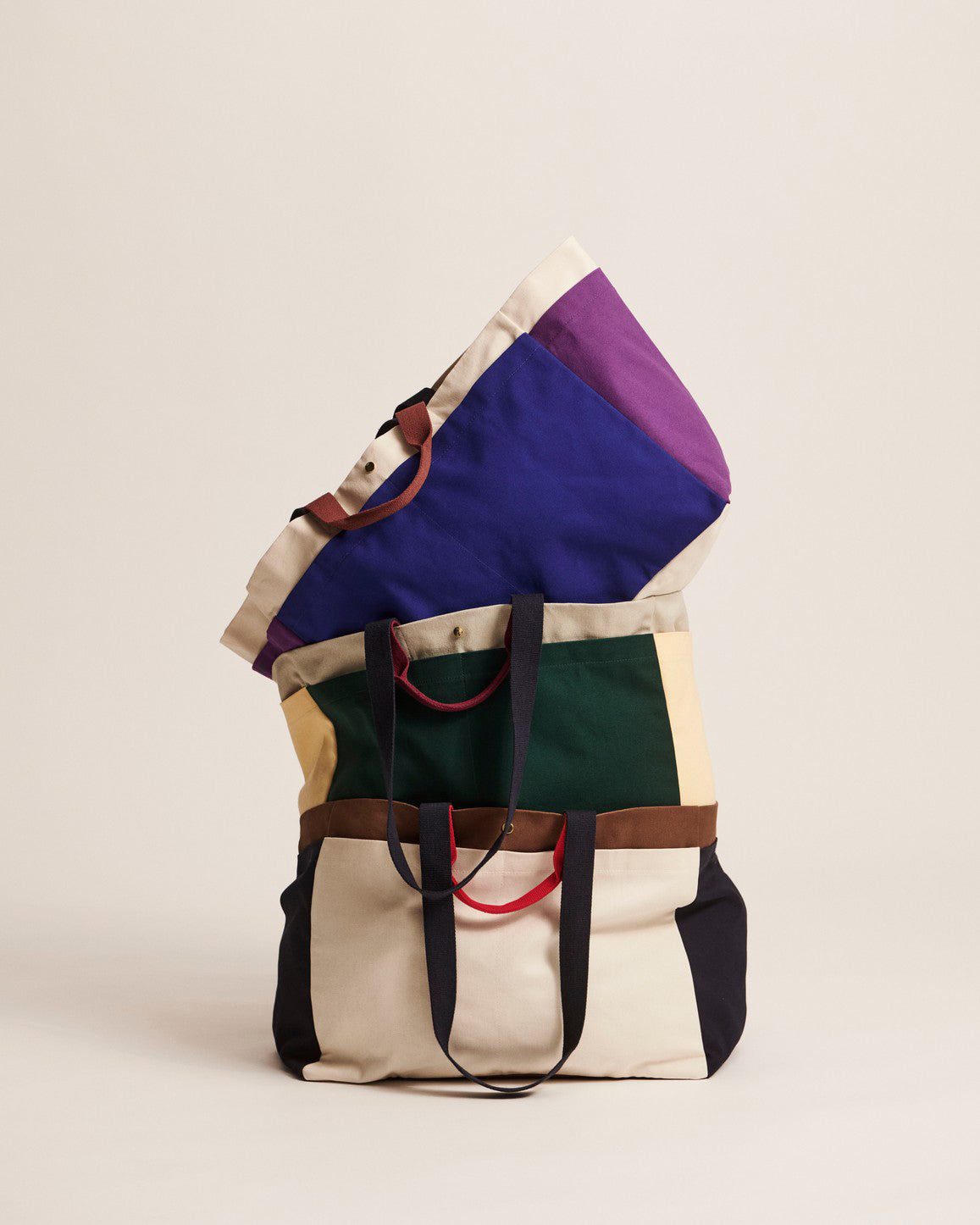 Weekend Bag - Medium, Cream Multi
