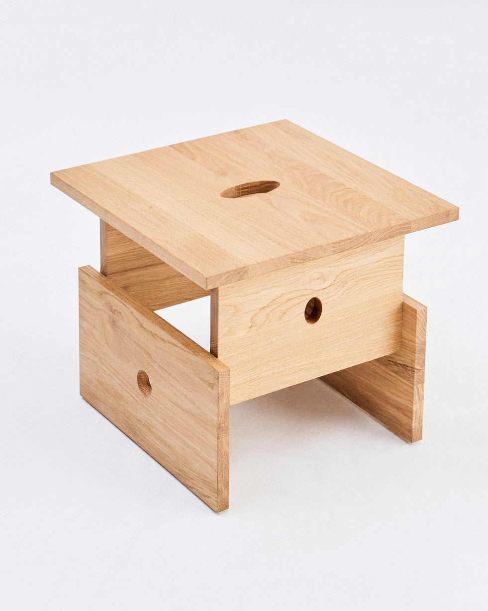 Wood Box Sidebord - Oiled Oak