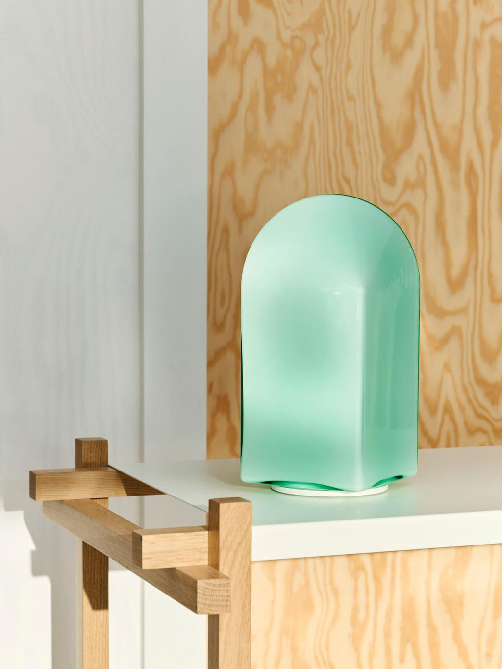 Parade Oppladbar Bordlampe - Seafoam Green