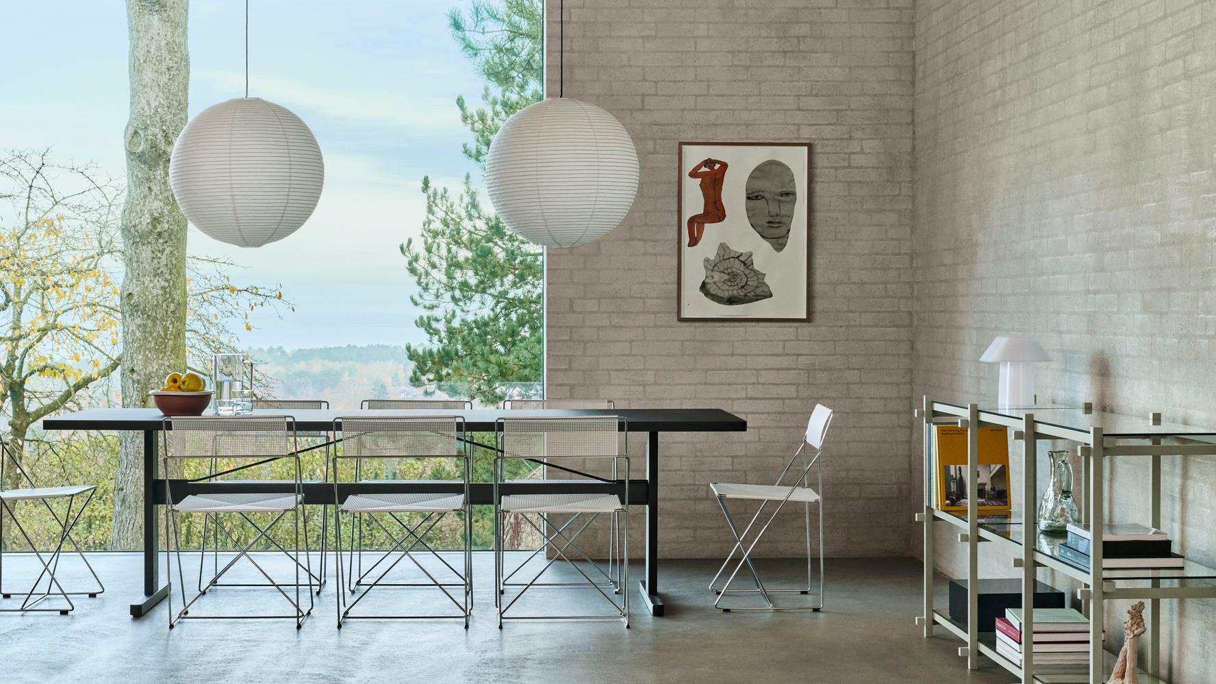 X-Line Chair - Krom/Hvit