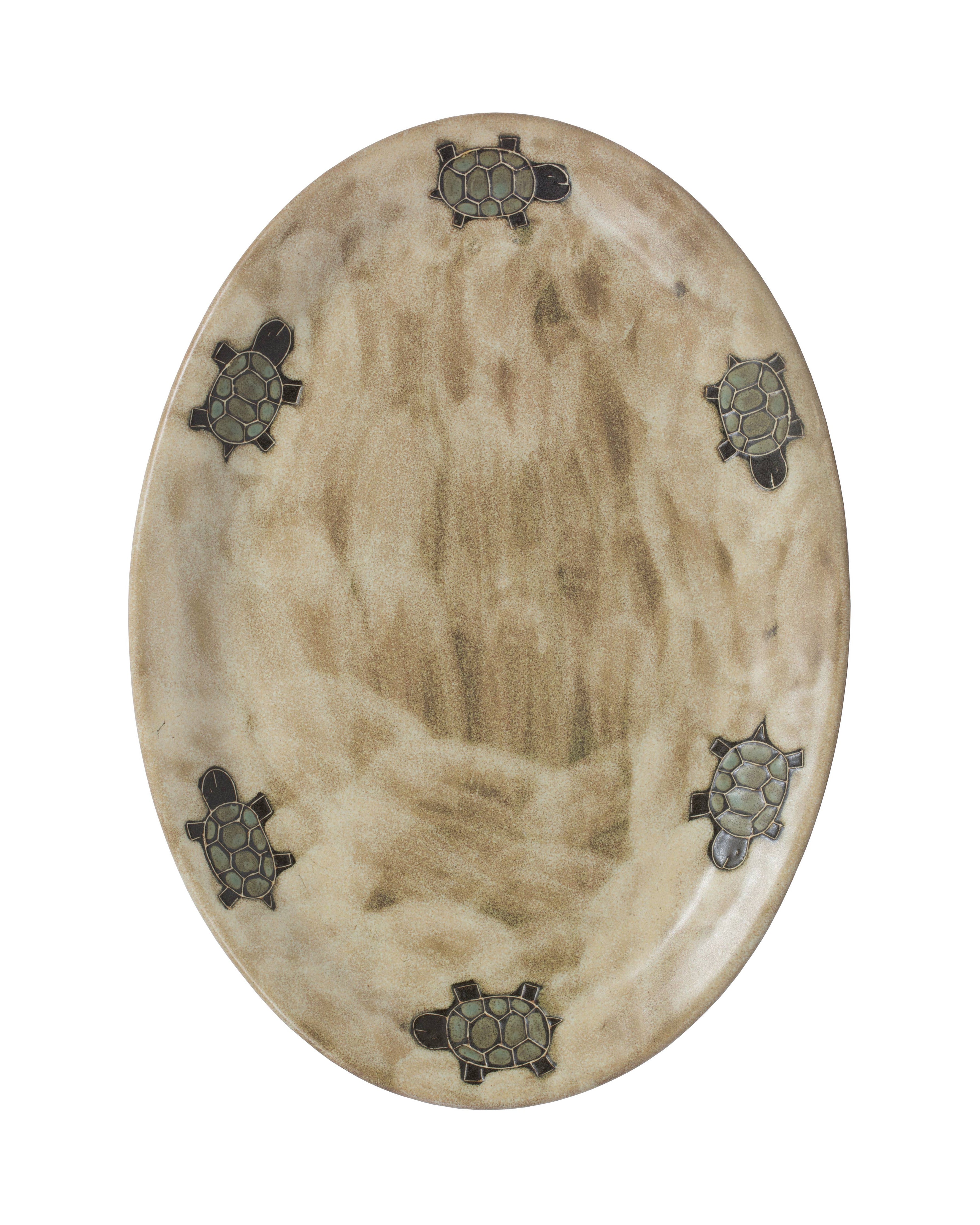 Mara Serveringsfat Ovalt - Desert Turtles