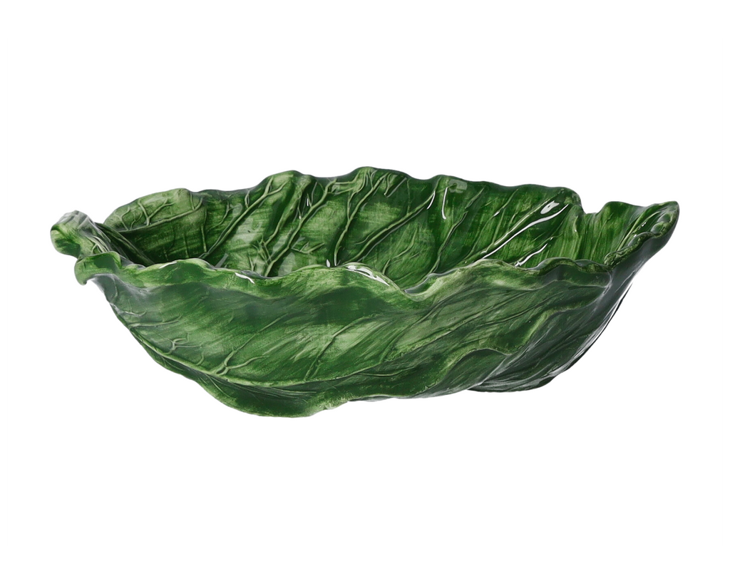 Serveringsskål kålblad