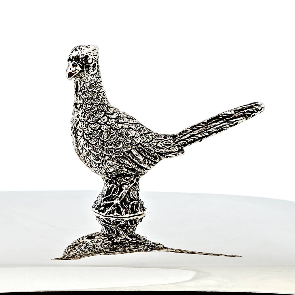 Smørboks Fasanmotiv 18 cm